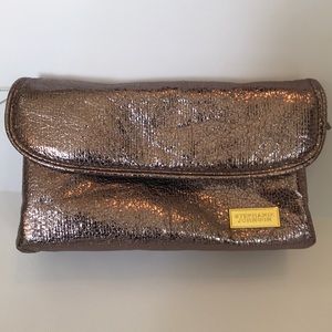 Stephanie Johnson rose metallic make up bag
